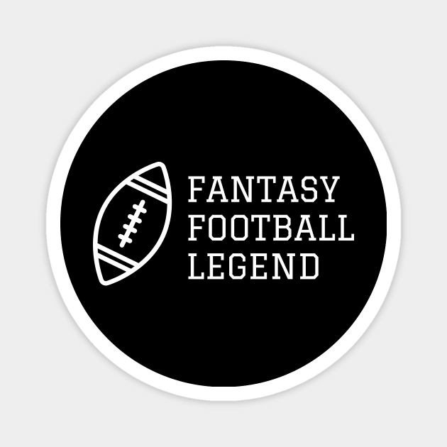 Fantasy Football Legend Magnet by Lasso Print